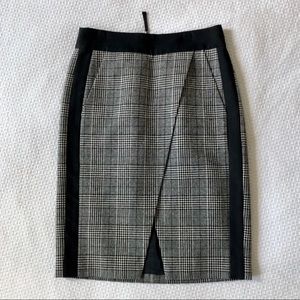 J.Crew Wool Plaid Skirt